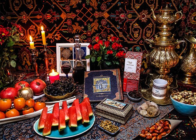 Yalda Night table (Source: wikipedia with permission)