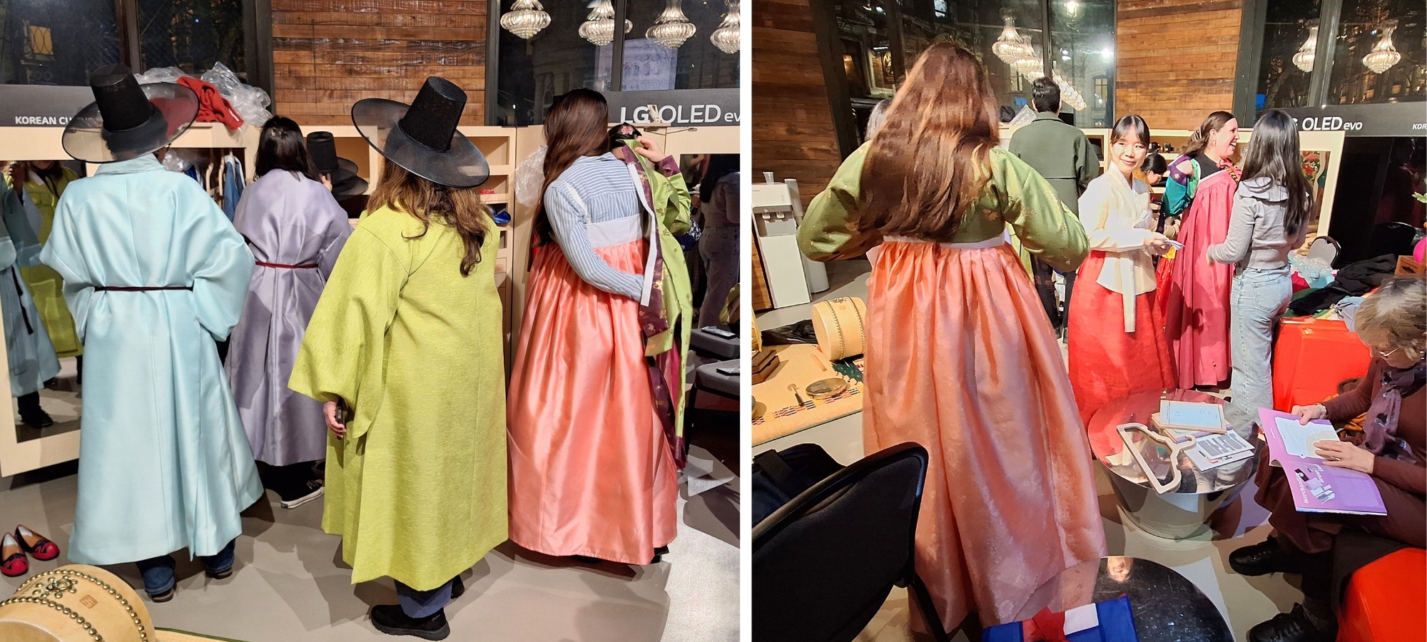 The hanbok dress-up