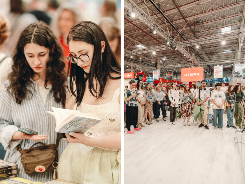 Litera Publishing House presents the Asian Literature Lovers’ Corner at the fair. (Editura Litera) 