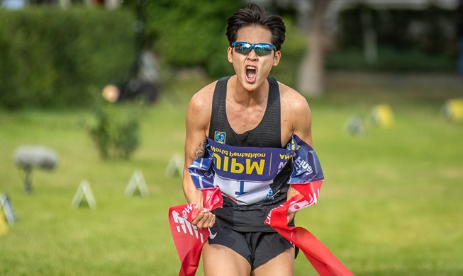 Jun Woong-tae wins men's season title at pentathlon World Cup