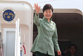 Park leaves for Iran for talks with Rouhani