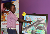 Nigerian children explore Korea through art