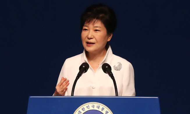 Park renews calls for N.K. to stop nuke development, provocations