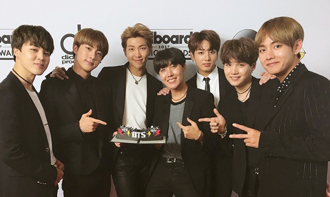 BTS wins Billboard Music award