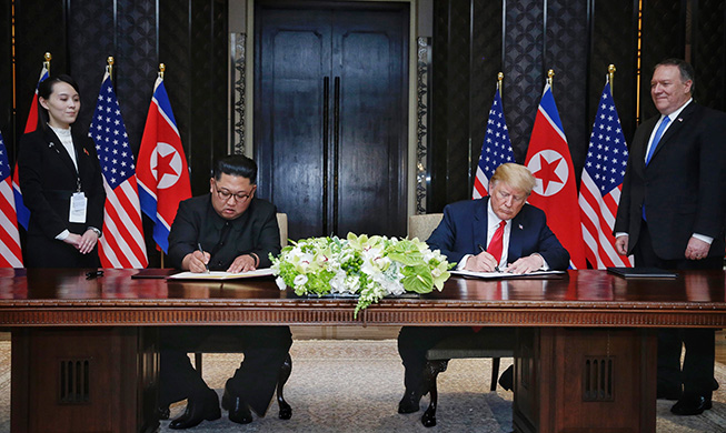 Kim, Trump agree to denuclearization, permanent peace