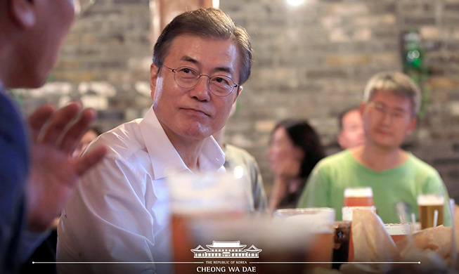 The people's president Moon Jae-in