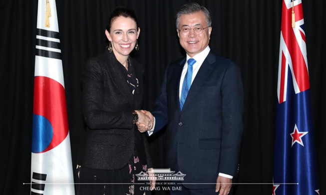 Korea, NZ to boost cooperation in sci-tech, defense, Antarctic research