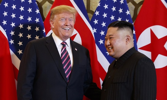 Kim, Trump begin second NK-US summit