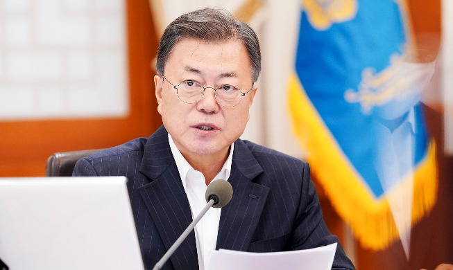 President Moon: Men's happiness is contingent on that of women