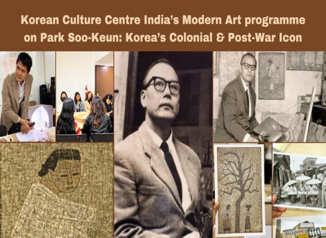 KCC in India hosts event on modern painter Park Soo-keun