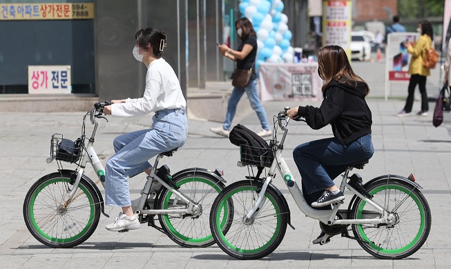 Public bicycle rental system in Seoul hits 100M uses