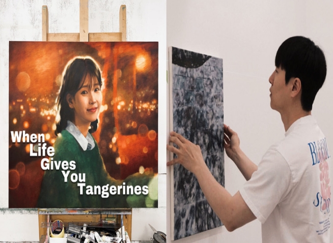 Artist's portrait for hit Netflix series captures deep emotions