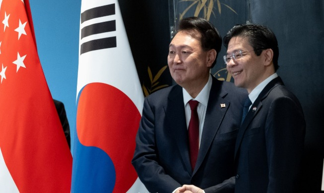 Remarks by President Yoon Suk Yeol at the Joint Press Statement Following the Korea-Singapore Summit