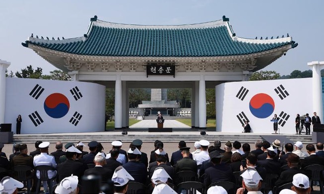 President Yoon speaks on Memorial Day