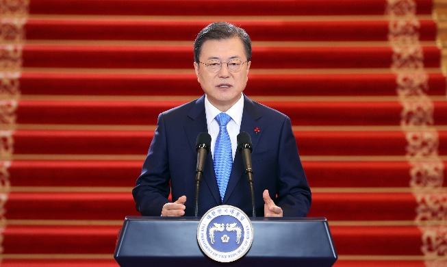 President pledges to usher in Korea's era of being 'pacesetting nation'